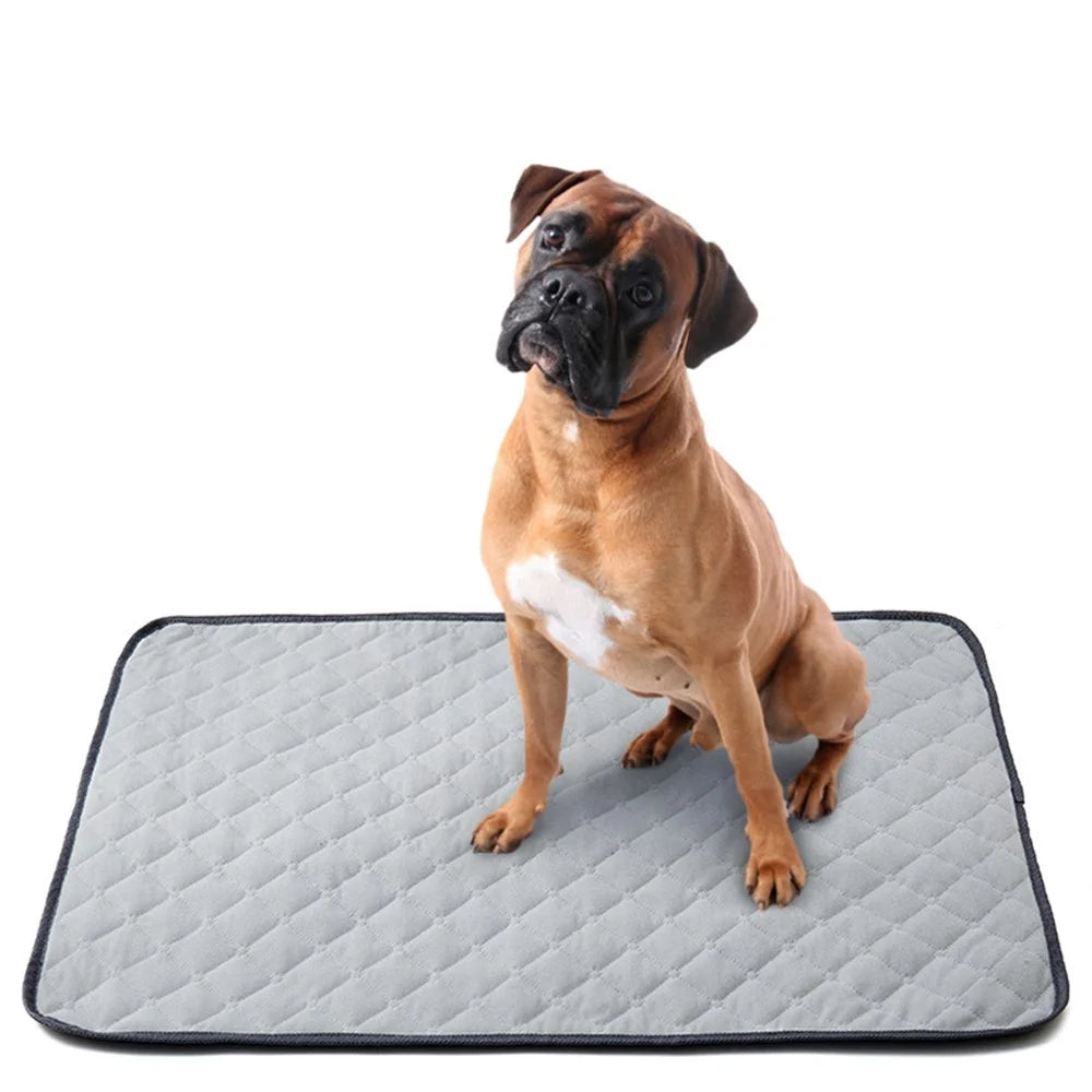 QS-103 35x50CM Reusable Dog Cat Pee Pad Fast Water-Absorbent Washable Puppy Pet Gift Training Pad Housebreaking Pet Gift Mat, Size: M - 4