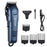 LANGBA Digital Display Cat Dog Clipper Electric Pet Trimmer Dog Grooming Clippers with 4 Limit Combs - Blue - 1
