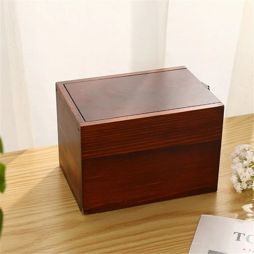 Wooden Pet Memorial Urns Dog Cat Ashes Memory Boxes Funeral Cremation Urns with Photo Frame - 7