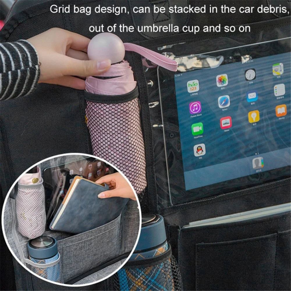 CZD-U-01 137x147cm Car Back Seat Detachable Pet Mat Waterproof Pet Dog Car Hammock - Grey - 5