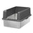 Large Opening Pet Cat Litter Box Anti-splash Stainless Steel+ABS Cat Toilet - Dark Grey - 1