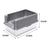 Large Opening Pet Cat Litter Box Anti-splash Stainless Steel+ABS Cat Toilet - Dark Grey - 6