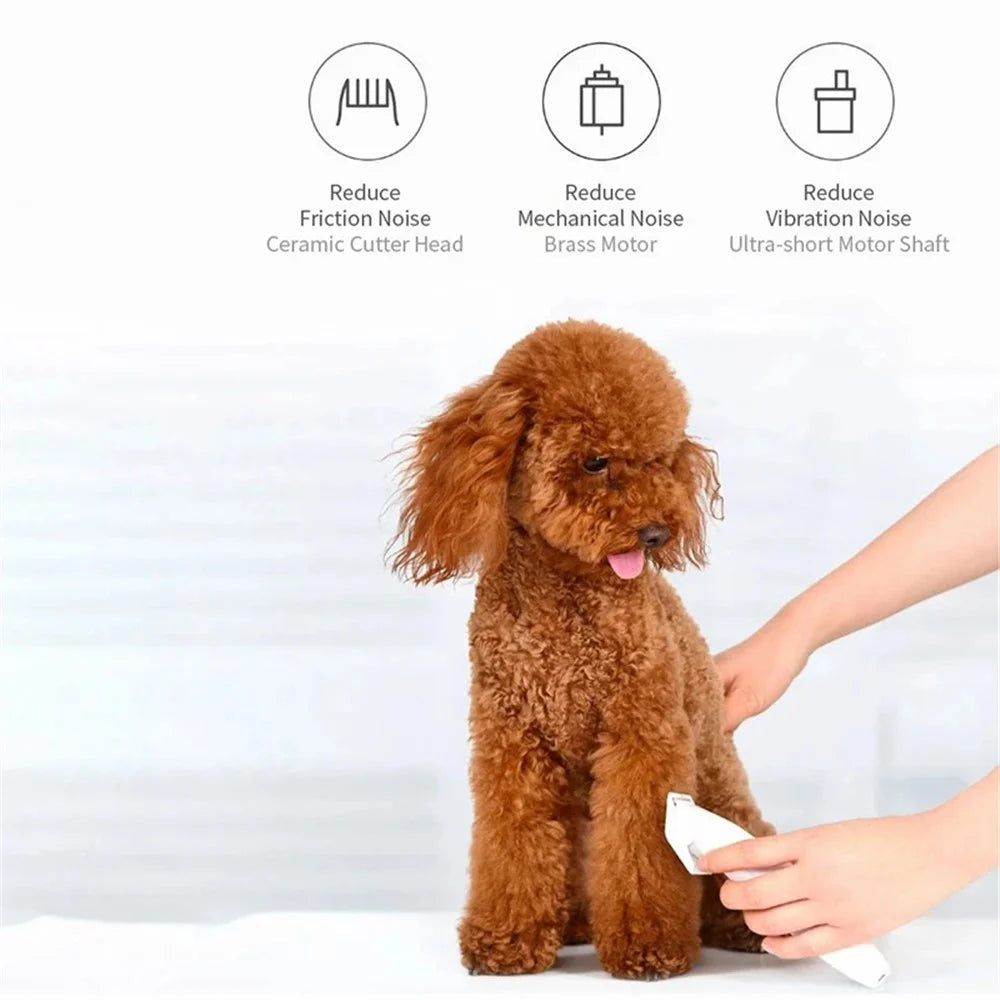 XIAOMI YOUPIN Pawbby MG-HC001 Pet Electric Hair Shaver Rechargeable Dog Grooming Clippers with Lubricant (Chinese Version) - 6