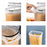 16Pcs / Set Kitchen Sealed Jar Grain Storage Box Refrigerated Odor-Free Transparent PP Fresh-Keeping Box (BPA Free, FDA Certified) - 4
