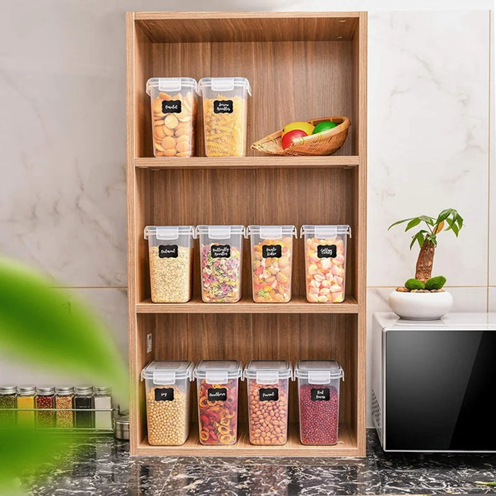 16Pcs / Set Kitchen Sealed Jar Grain Storage Box Refrigerated Odor-Free Transparent PP Fresh-Keeping Box (BPA Free, FDA Certified) - 5
