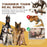SZ-01 Dog Chewing Squeaky Toy Gift Wood Branch Plastic TPR Teething Stick (BPA Free, CPC / FDA / RoHS Certified) - 4