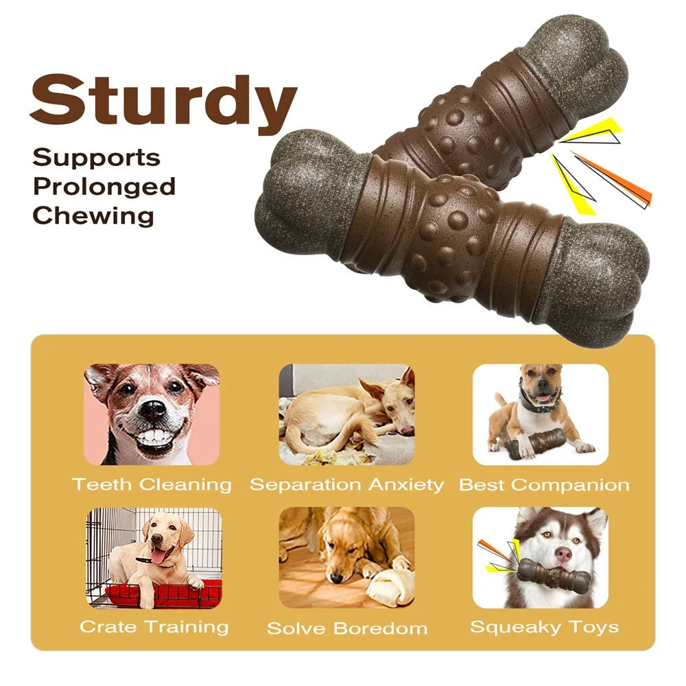 GGT-01 Bone Dog Chewing Squeaky Toy Gift Pet Teething Stick (BPA Free, CPC / FDA / RoHS Certified) - 3