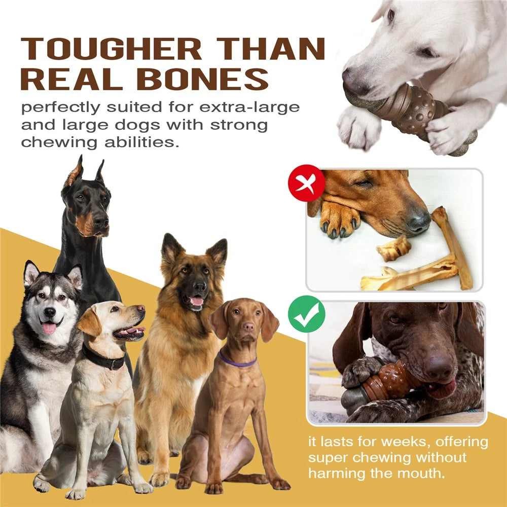 GGT-01 Bone Dog Chewing Squeaky Toy Gift Pet Teething Stick (BPA Free, CPC / FDA / RoHS Certified) - 4