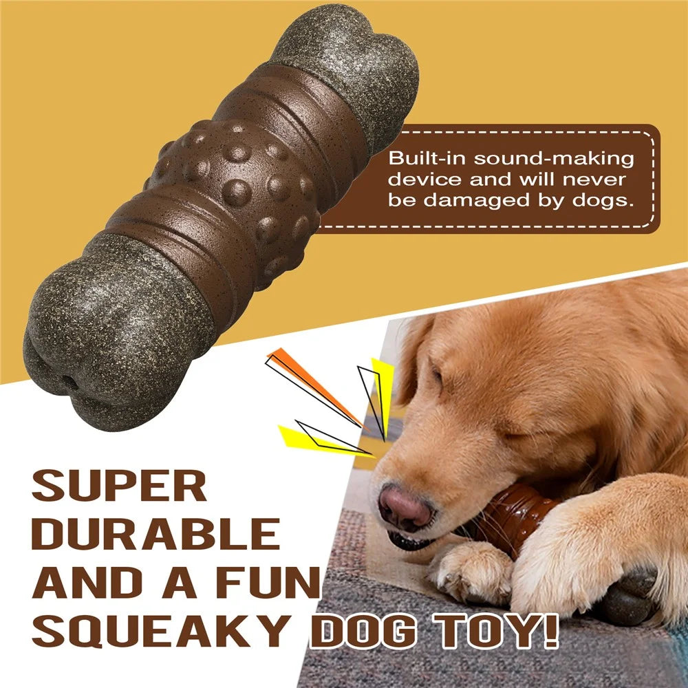 GGT-01 Bone Dog Chewing Squeaky Toy Gift Pet Teething Stick (BPA Free, CPC / FDA / RoHS Certified) - 5