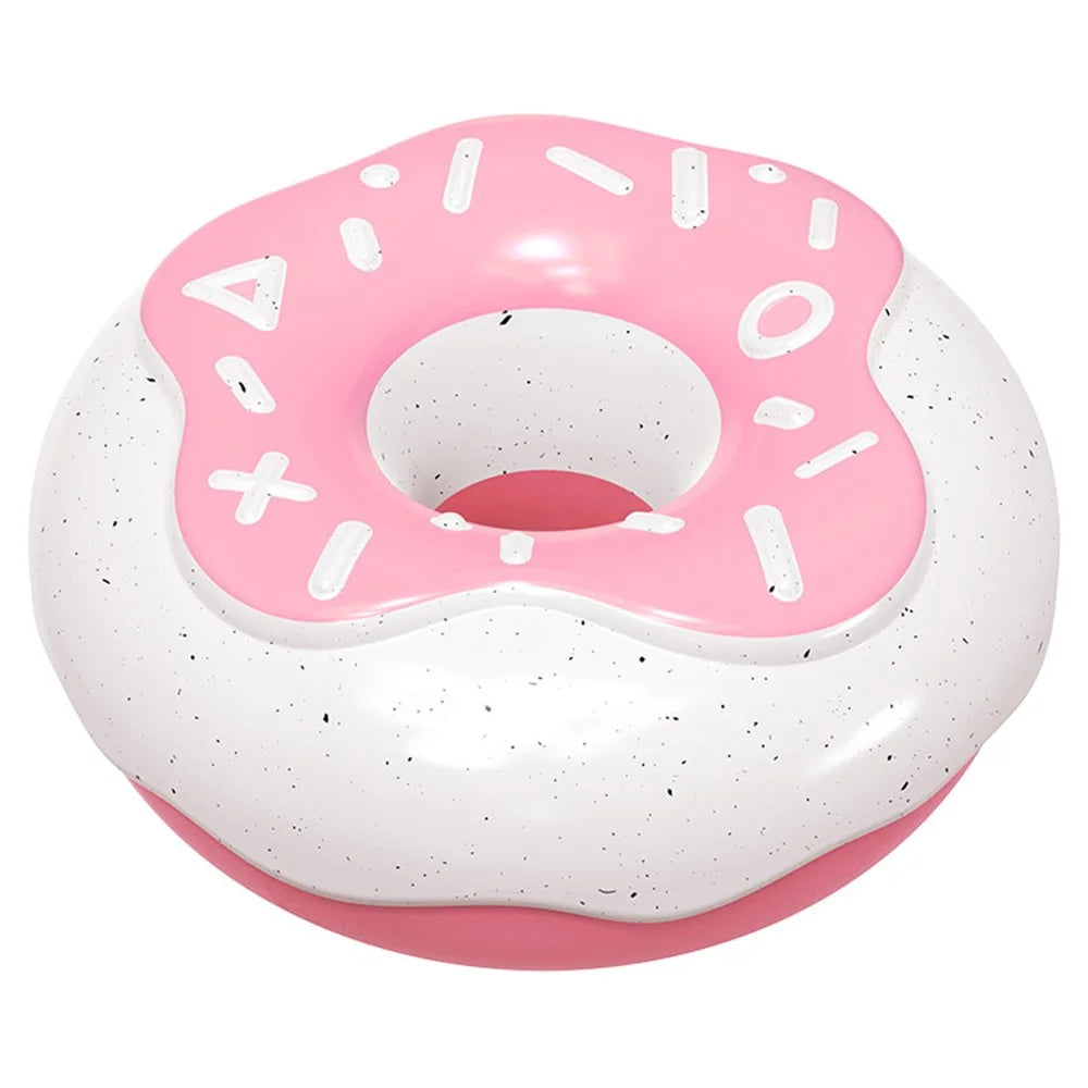 TTQ-1 Indestructible Tough Squeaky Dog Chew Toy Gift Doughnut Shape Pet Toy (BPA Free, CPC / FDA / RoHS Certified) - Pink - 1
