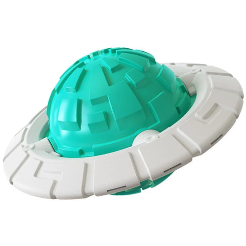 WXQ-02 Dog Interactive Flying Saucer Pet Chewing Squeaky Toy Gift (BPA Free, CPC / FDA / RoHS Certified) - Lake Blue - 1