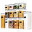 14Pcs / Set Kitchen Storage Jars with Lid Clear Airtight Storage Containers (BPA-Free, FDA / LFGB / FCM Certified) - 1