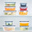 12Pcs / Set Clear PP Jars Airtight Food Storage Containers with Lid for Kitchen (BPA-Free, FDA / LFGB / FCM Certified) - 2