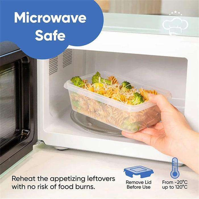 24Pcs / Set Kitchen Food Storage Jars Airtight Clear PP Containers with Lid (BPA-Free, FDA / LFGB / FCM Certified) - 4