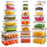 24Pcs / Set Food Storage Containers Kitchen Airtight PP Jars with Lid (BPA-Free, FDA / LFGB / FCM Certified) - 1