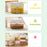 5L Pickle Kimchi Containers Press Plate Leakproof Airtight PP Storage Container with Handle - 4