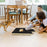 Solid Wood Dog Scratch Board with Retractable Food Box Pet Toy Nail File Trimmer - 7