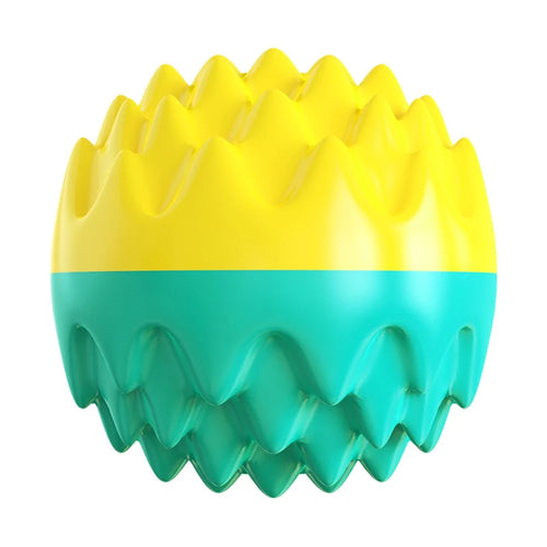 Pet Dog Squeaky Toy Gift Teething Chew Ball for Dental Cleaning Puppy Interactive Float Ball - Lake Blue - 1