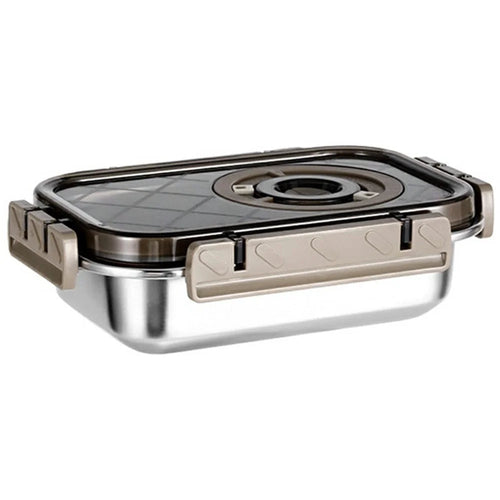 Stainless Steel Food Storage Container 680ML Leak-Proof Salad Container with Lid (No FDA) - 1