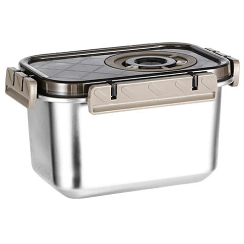 Stainless Steel Food Storage Container 1500ML Leak-Proof Salad Container with Lid (No FDA) - 1