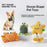 Ocean Animal Dog Rope Toy Squeaky Durable Pet Toys Turtle Crab Starfish for Chewing Playing - Turtle - 2