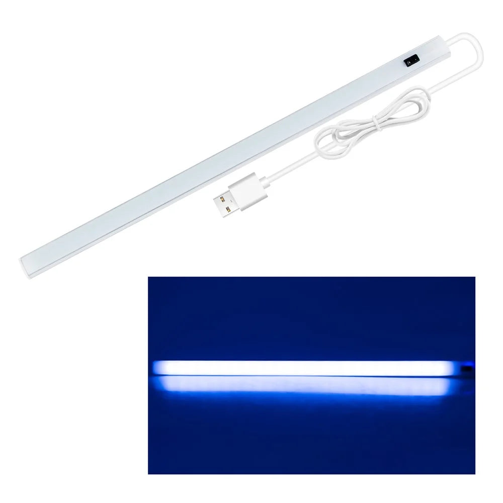 35 LEDs Motion Sensor LED Under Cabinet Night Light Human Body Induction Long Strip Lamp for Closet Wardrobe 0.4m - White - 1