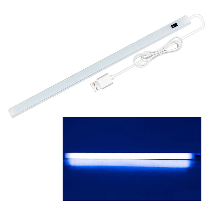 35 LEDs Motion Sensor LED Under Cabinet Night Light Human Body Induction Long Strip Lamp for Closet Wardrobe 0.4m - White - 1