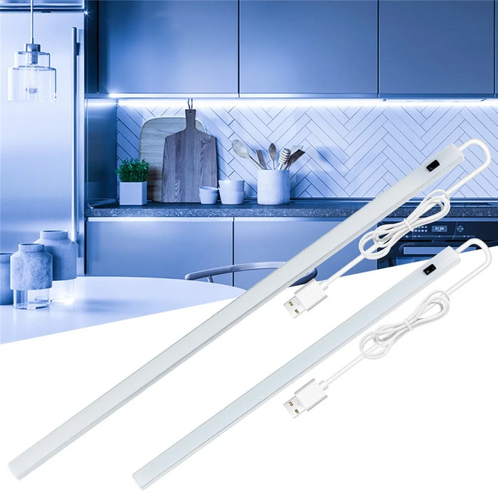 35 LEDs Motion Sensor LED Under Cabinet Night Light Human Body Induction Long Strip Lamp for Closet Wardrobe 0.4m - White - 3