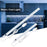 35 LEDs Motion Sensor LED Under Cabinet Night Light Human Body Induction Long Strip Lamp for Closet Wardrobe 0.4m - White - 4