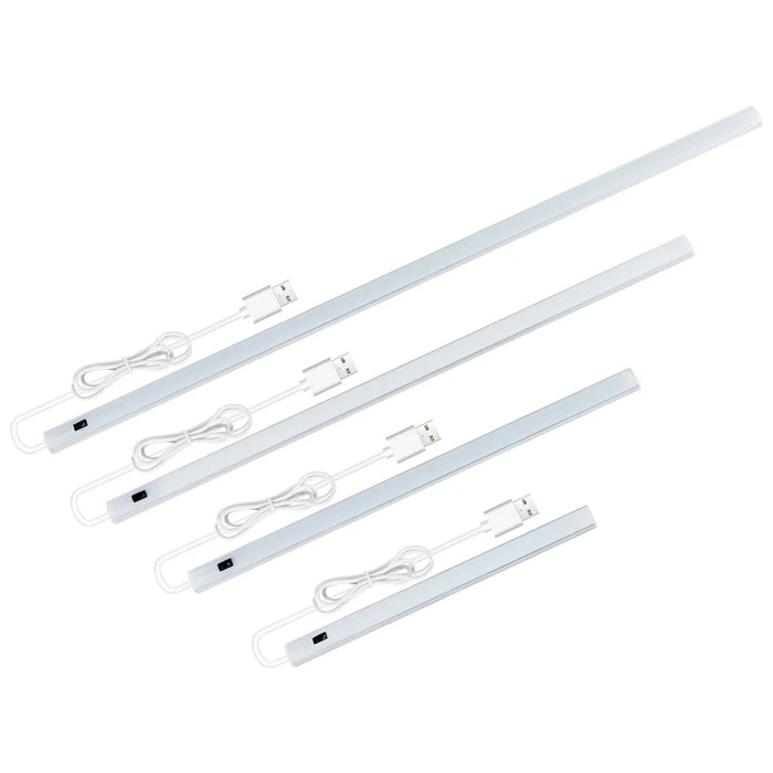 35 LEDs Motion Sensor LED Under Cabinet Night Light Human Body Induction Long Strip Lamp for Closet Wardrobe 0.4m - White - 6