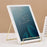 16 x 16.5 x 13.5cm Nordic Style Wrought Iron Magazine Storage Rack Gold-plated Tablet Stand Metal Holder for Cookbooks/Photographs - Size: L - 4