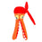 Octopus Style Interactive Dog Toy Bite Resistant Squeaking Cleaning Teeth Pet Puppy Plush Toy ST - 1