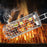 Stainless Steel Grill Basket with Wood Handle Scald Proof BBQ Rolling Grilling Basket (BPA Free, No FDA) - 2