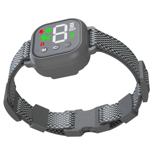 776 Pet Bark Control Collar Color Screen Dogs Shock / Vibration / Sound Auto Trainer Gift (CE FCC UN38.3 MSDS Certified) - Black - 1