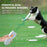 Portable Ultrasonic Pet Gift Dog Anti Barking Device Rechargeable LED Flash Training Aid - Black+Orange - 4