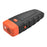 Ultrasonic Anti Barking Dog Trainer Portable Rechargeable LED Flash Pet Gift Training Tool - Black+Orange - 1