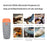 Ultrasonic Anti Barking Dog Trainer Portable Rechargeable LED Flash Pet Gift Training Tool - Black+Orange - 6