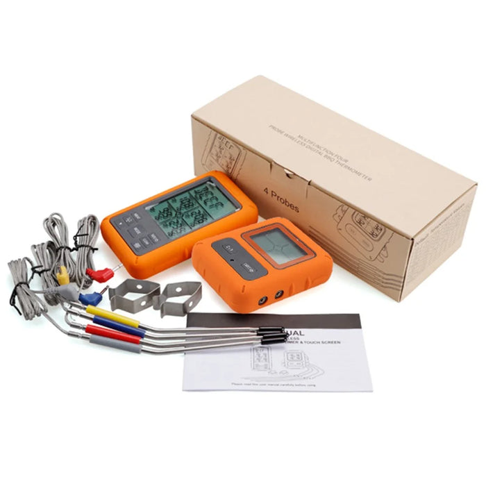 TS-TP40-A Digital Display BBQ Meat Probe 4 Channels Wireless Food Thermometer for Kitchen Cooking - 7