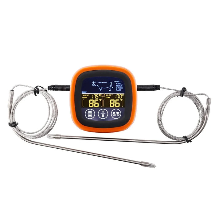 TS-6602 Dual Probe Digital Food Thermometer for BBQ Meat Cooking Kitchen Temperature Gauge - 2
