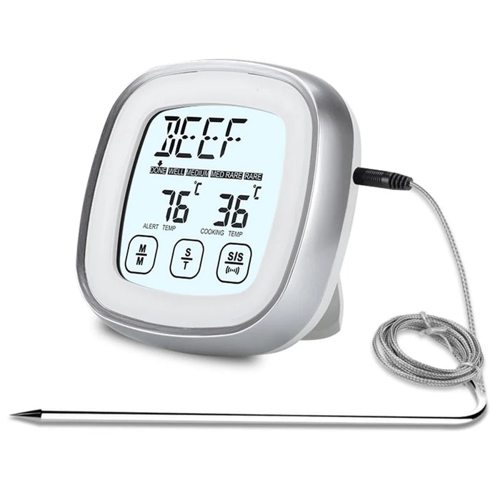 TS-BN53-A Wireless Digital Food Thermometer for Kitchen BBQ Cooking Timer Temperature Gauge with Probe - 1