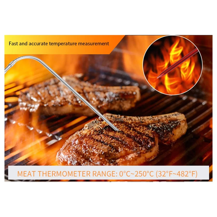 TS-BN53-A Wireless Digital Food Thermometer for Kitchen BBQ Cooking Timer Temperature Gauge with Probe - 5