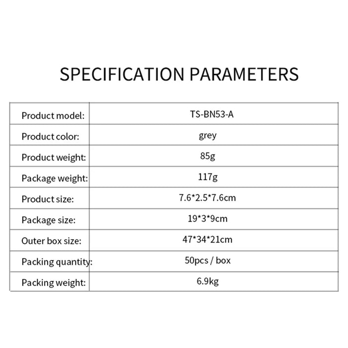 TS-BN53-A Wireless Digital Food Thermometer for Kitchen BBQ Cooking Timer Temperature Gauge with Probe - 7