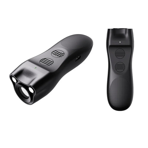 P23 Mini Ultrasonic Anti Barking Device for Dogs Gift Portable Bark Control Dog Training Deterrent - Black - 1