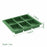 Silicone Baking Pan 6 Cavity Rectangular Cake Mold High Temperature Bread Mold (FDA Certificated) - Green - 7