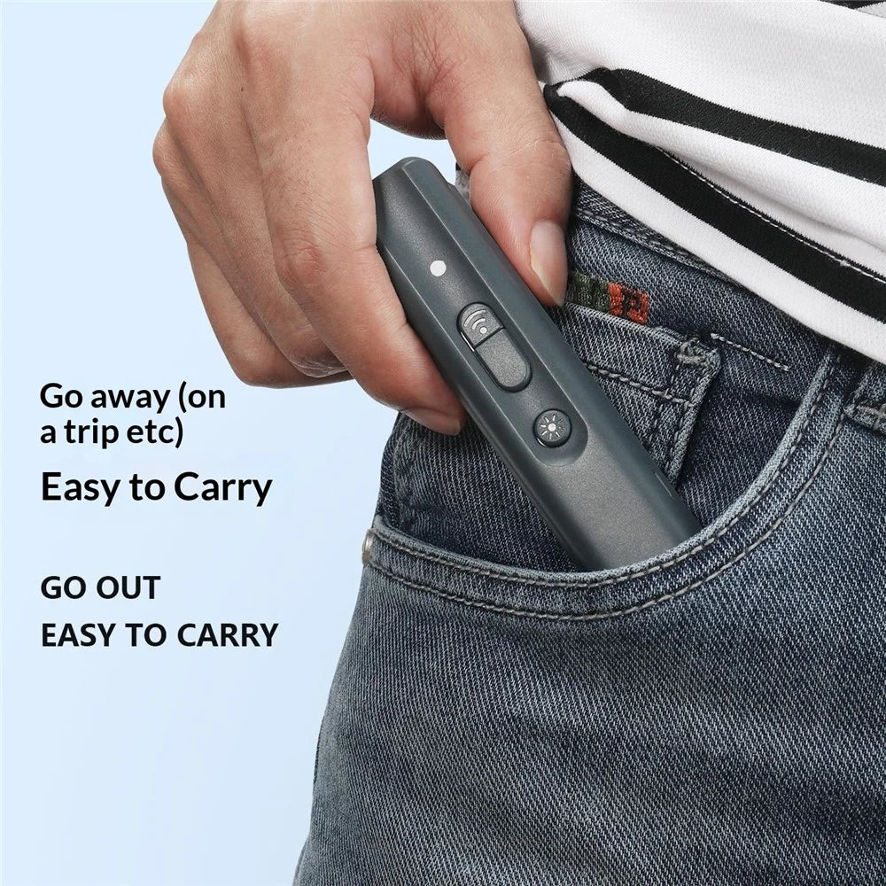 N11 Ultrasonic Dog Repeller Dog Barking Deterrent Anti Bark Device with UV Light - Black - 3