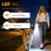 D900 3-Head Variable Frequency Ultrasonic Dog Repeller with LED Flashlight Anti Bark Pet Training Device - Orange - 4