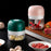 100ml Mini USB Charging Garlic Chopper Kitchen Vegetable Ginger Masher Crusher (BPA Free, without FDA Certificate) - Green - 2
