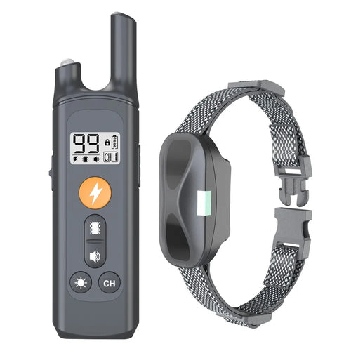 Electric Dog Training Collar Rechargeable IP67 Waterproof Electric Shock Collar for Dogs - 1