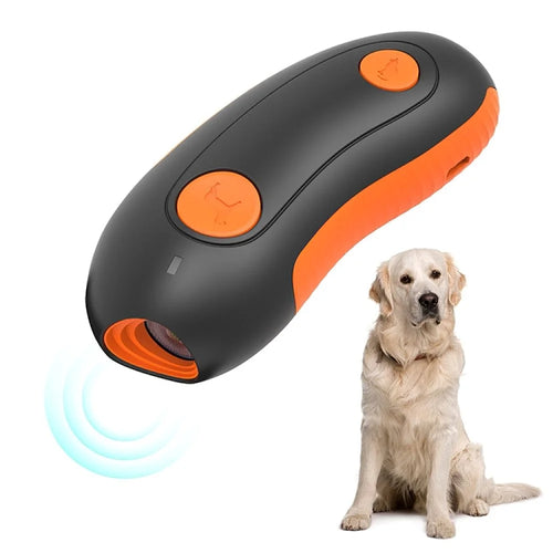 D2 Ultrasonic Dog Barking Deterent Device Dog Barking Stopper Rechargable Handheld Dog Repellent Dog Behavior Corrector - 1