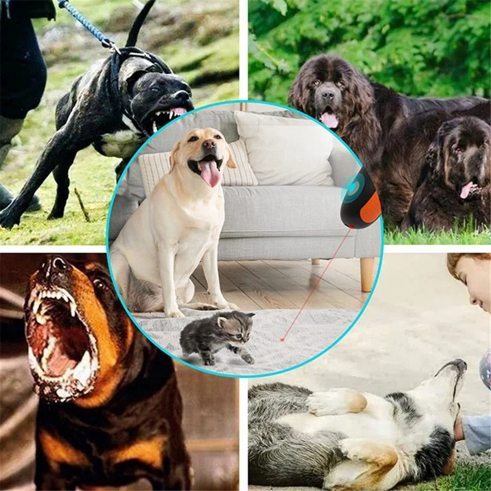D2 Ultrasonic Dog Barking Deterent Device Dog Barking Stopper Rechargable Handheld Dog Repellent Dog Behavior Corrector - 6